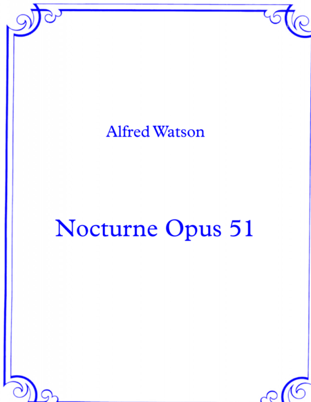 Free Sheet Music Nocturne Opus 51