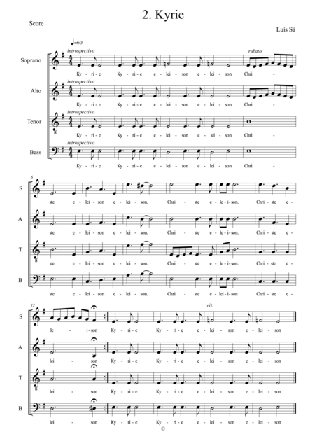 Free Sheet Music Nocturnus Aeternalis