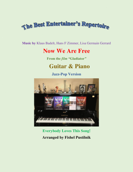 Free Sheet Music Now We Are Free Gladiator For Guitar And Piano Video