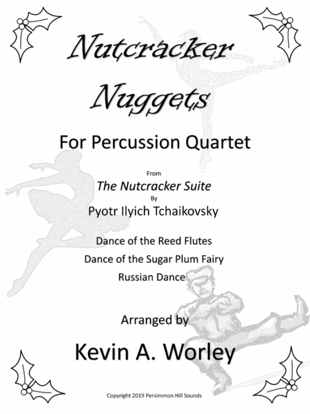 Free Sheet Music Nutcracker Nuggets Three Percussion Quartets From The Nutcracker Suite