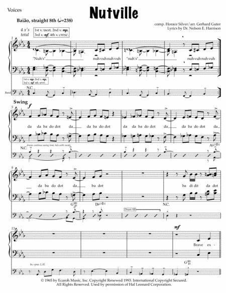 Free Sheet Music Nutville