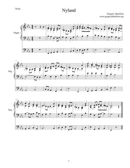 Nyland O Jesus Christ Remember Alternate Harmonization Sheet Music