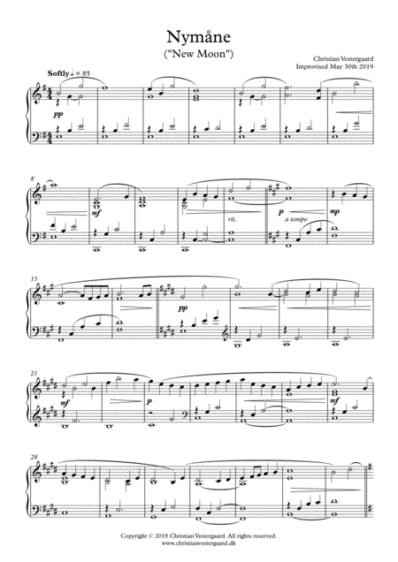 Nymne New Moon Sheet Music