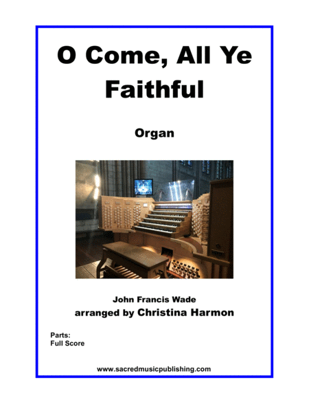 Free Sheet Music O Come All Ye Faithful Organ