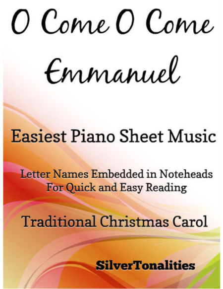 O Come O Come Emmanuel Easiest Piano Sheet Music Sheet Music