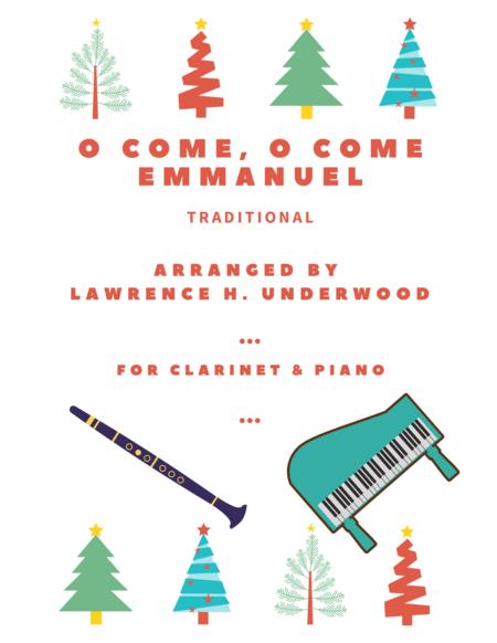 Free Sheet Music O Come O Come Emmanuel For Solo Clarinet