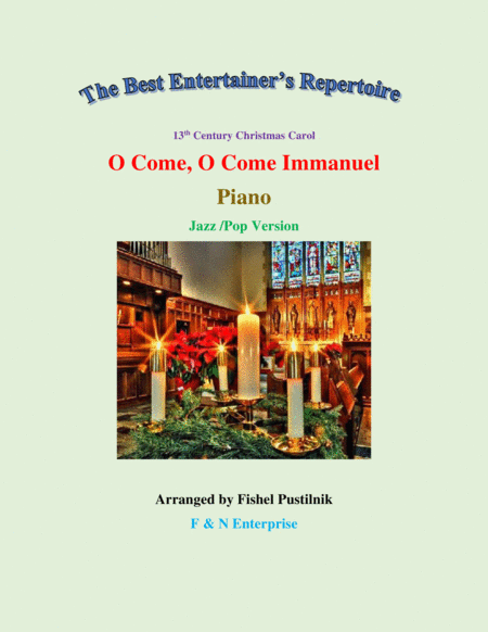 O Come O Come Immanuel For Piano Video Sheet Music