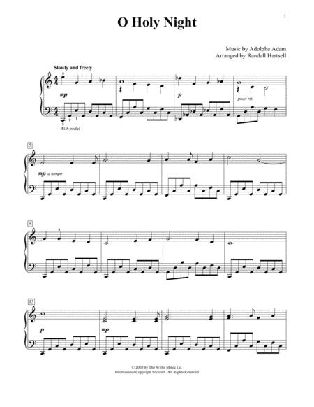 Free Sheet Music O Holy Night Arr Randall Hartsell