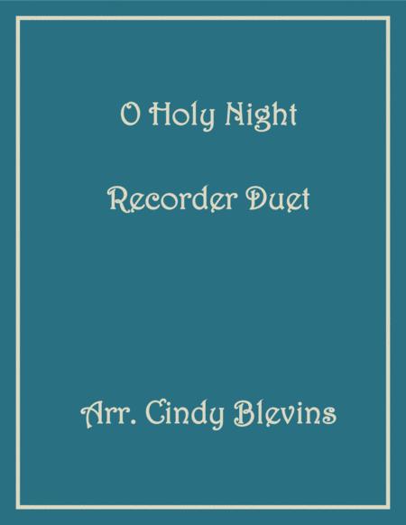 O Holy Night Recorder Duet Sheet Music