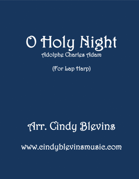 O Holy Night Solo For Lap Harp Sheet Music