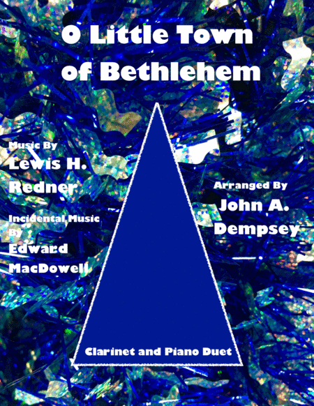 Free Sheet Music O Little Town Of Bethlehem Clarinet And Piano