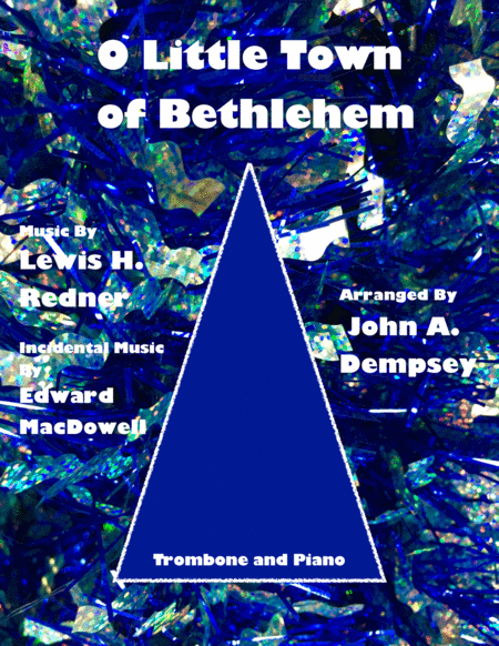 Free Sheet Music O Little Town Of Bethlehem Trombone And Piano