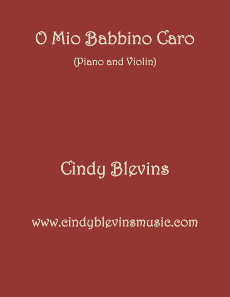 Free Sheet Music O Mio Babbino Caro Arranged For Piano And Violin