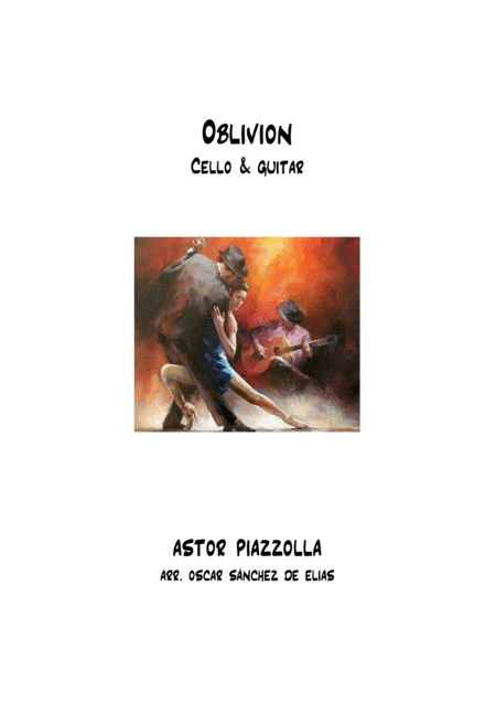 Oblivion Duo Cello And Guitar Sheet Music