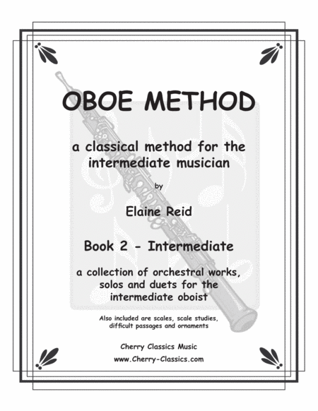 Oboe Method 2 For Intermediate Performers Sheet Music