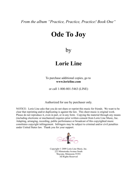 Free Sheet Music Ode To Joy Easy