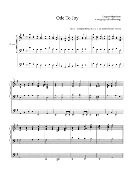 Ode To Joy Hymn To Joy Sing With All The Saints Sheet Music