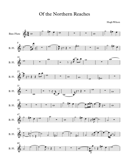 Of The Northern Reaches Sheet Music