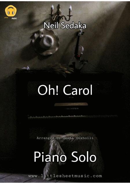 Free Sheet Music Oh Carol Piano Solo