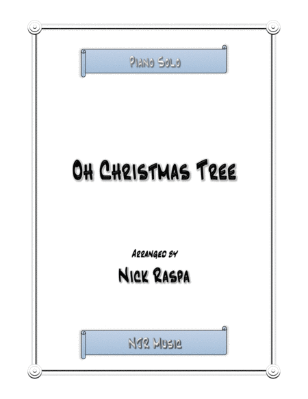 Free Sheet Music Oh Christmas Tree Jazz Piano