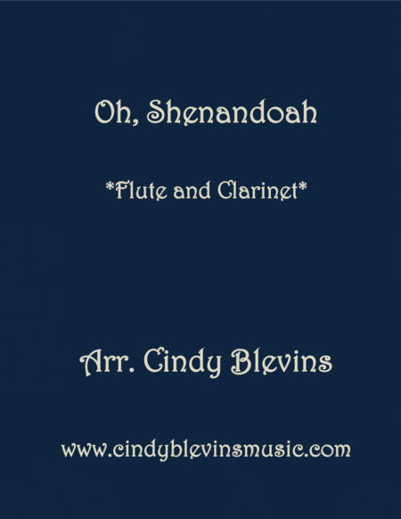 Oh Shenandoah For Flute And Clarinet Sheet Music