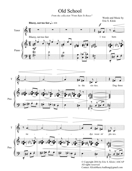 Free Sheet Music Old School