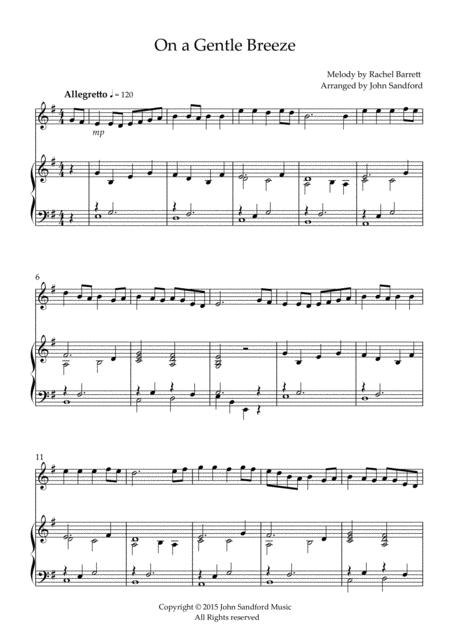 On A Gentle Breeze Sheet Music