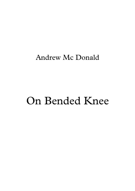 On Bended Knee Sheet Music