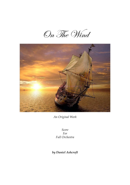 On The Wind Score Only Sheet Music