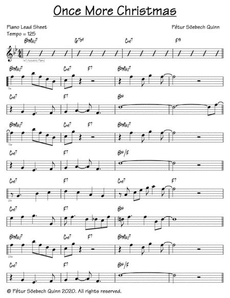 Once More Christmas Sheet Music