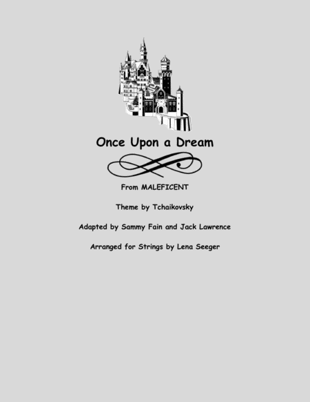 Once Upon A Dream Two Violins And Cello Sheet Music