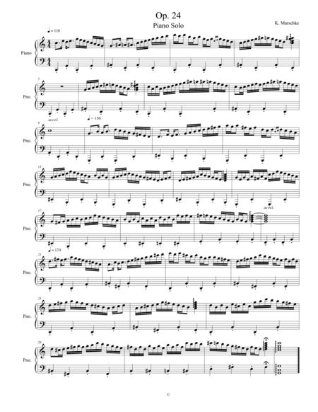 Free Sheet Music Op 24 For Piano