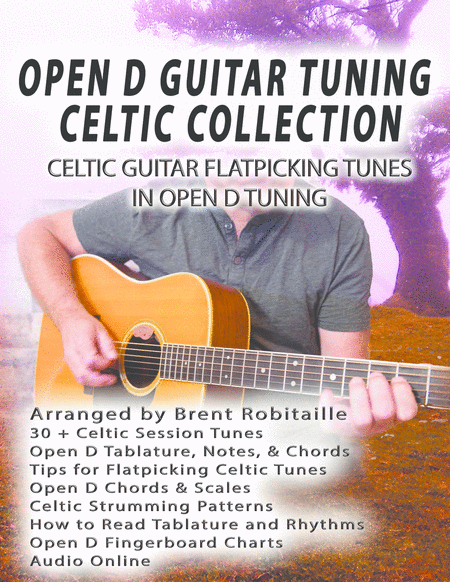 Open D Guitar Tuning Celtic Flatpicking Sheet Music