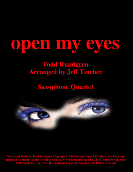 Open My Eyes Sheet Music