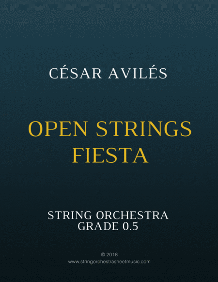 Open Strings Fiesta Sheet Music