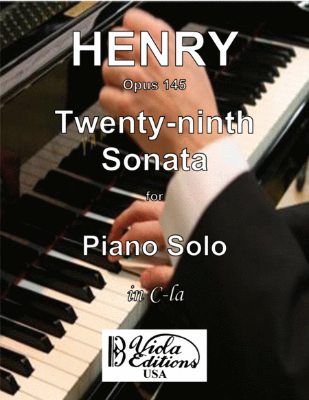 Opus 145 Twenty Ninth Sonata For Piano Solo In C La Sheet Music