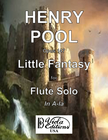 Free Sheet Music Opus 147 Little Fantasy For Flute Solo In A La