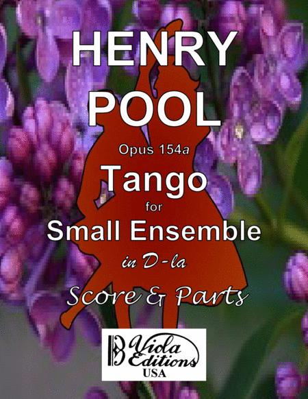 Opus 154a Tango For Small Ensemble In D La Score Parts Sheet Music