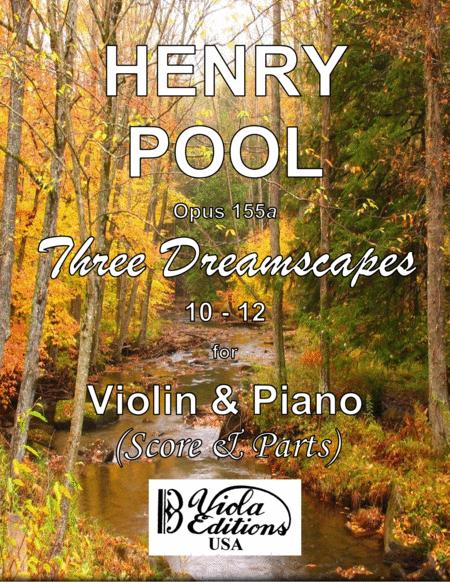 Opus 155a Three Dreamscapes For Violin Piano 10 12 Sheet Music