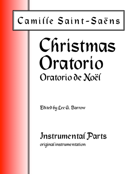 Oratorio De Nol Christmas Oratorio Set Of Parts Original Instrumentation Sheet Music