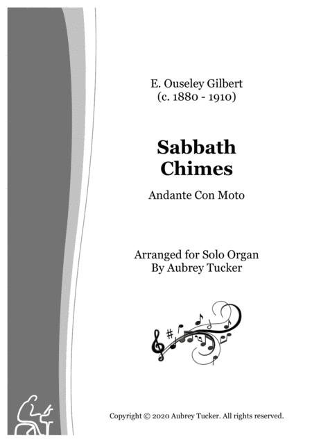 Organ Sabbath Chimes Andante Con Moto E Ouseley Gilbert Sheet Music