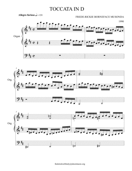 Organ Sheet Music