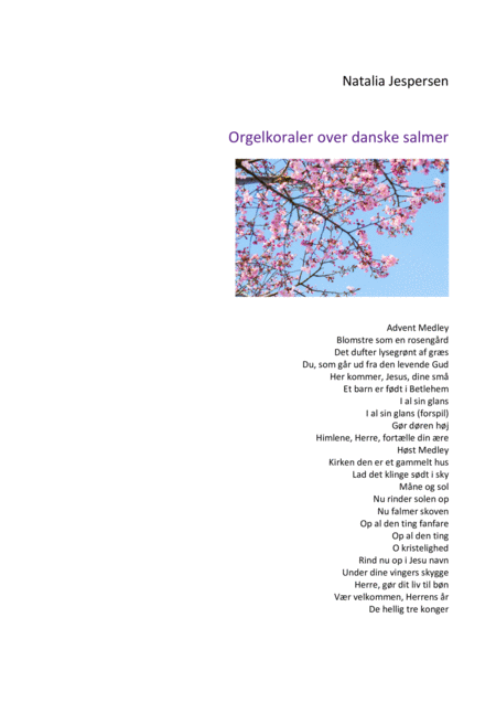 Free Sheet Music Orgelkoraler Over Danske Salmer