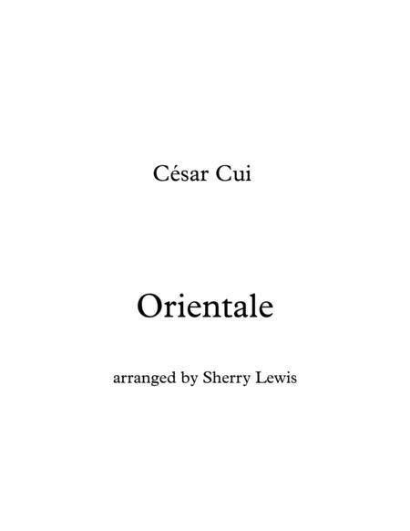 Orientale For String Duo Of Violin And Cello Sheet Music