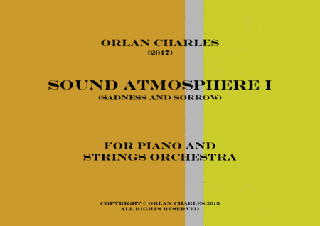 Free Sheet Music Orlan Charles Sound Atmosphere I Sadness And Sorrow
