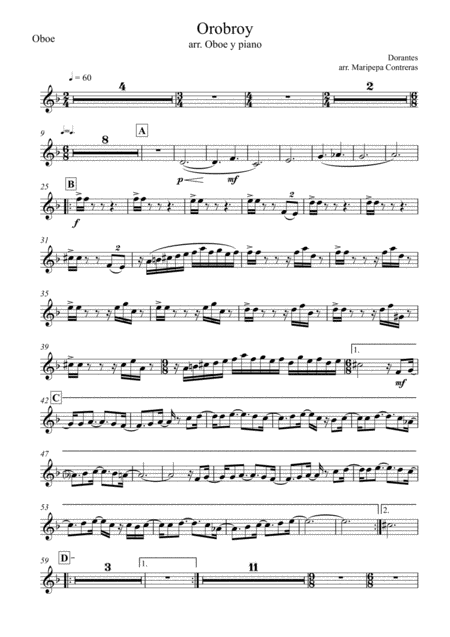 Orobroy Dorantes Sheet Music