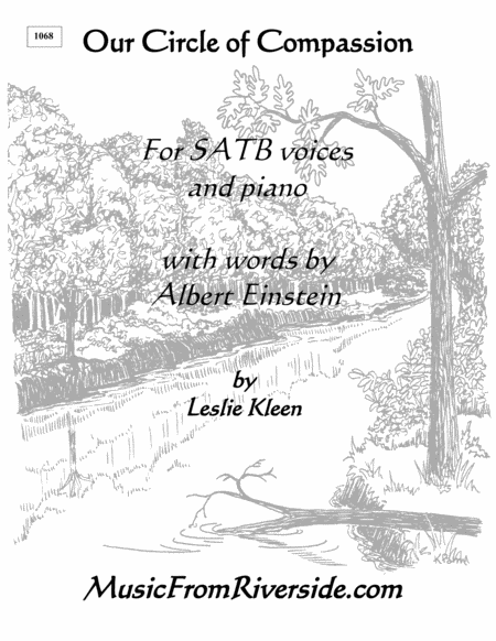 Free Sheet Music Our Circle Of Compassion For Satb Voices And Piano