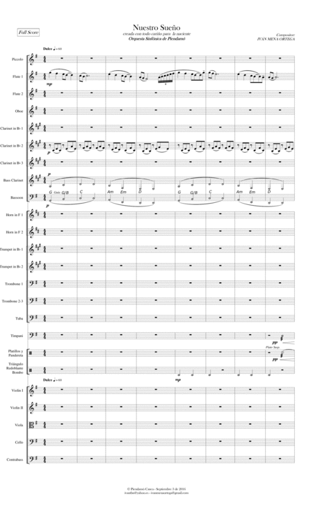 Our Dream Nuestro Sueo Sheet Music