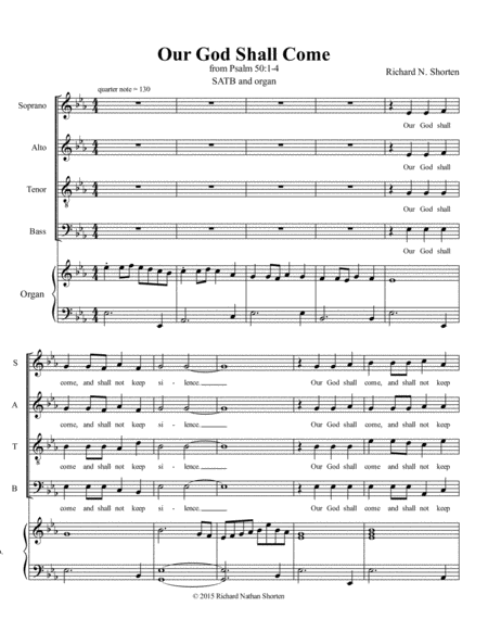 Our God Shall Come Sheet Music