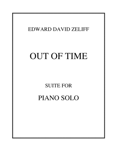 Out Of Time Suite For Piano Solo Sheet Music